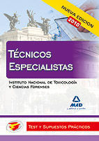 TEST SUPUESTOS PRACTICOS TECNICOS ESPECIALISTAS ED. 2010
