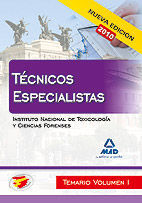 TEMARIO VOLUMEN I TECNICOS ESPECIALISTAS ED. 2010