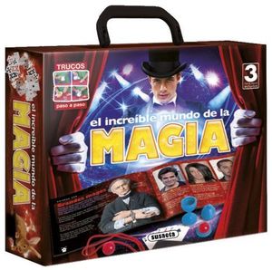 EL INCREIBLE MUNDO DE LA MAGIA.  INCLUYE 3 KITS DE TRUCOS