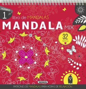 MANDALA MIX 32 LAMINAS ROJO