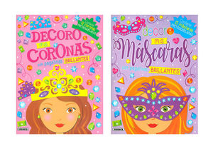 DECORO MIS CORONAS - MASCARAS BRILLANTES ( 2 TITULOS )