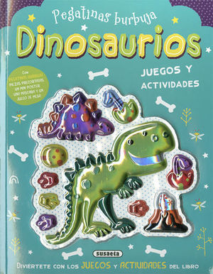 DINOSAURIOS. PEGATINAS BURBUJAS