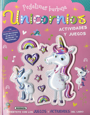 UNICORNIOS. PEGATINAS BURBUJAS