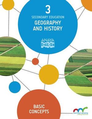 GEOGRAPHY AND HOSTORY 3� ESO BASIC CONCEPTS  ED. 2015