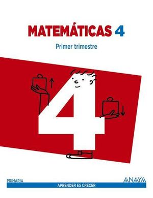 MATEMATICAS 4� EP APRENDER ES CRECER ED. 2015