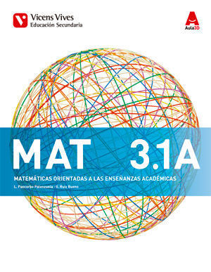 MATEMATICAS 3 ESO ACADEMICAS AULA 3D ED. 2015