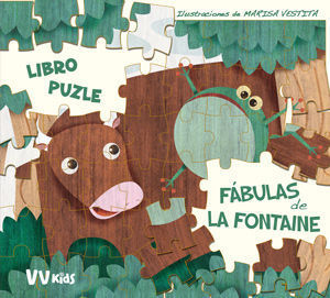 FABULAS DE LA FONTAINE.  LIBRO PUZZLE  ( VV KIDS )
