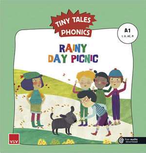 *ND*TINY TALES PHONICS.  RAINY DAY PICNIC ( I, U, AE, R )