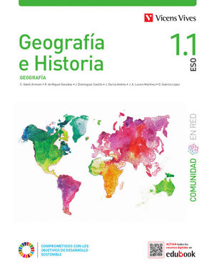 GEOGRAFIA E HISTORIA 1 ESO TRIMESTRAL EN RED ED. 2022