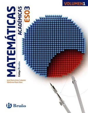 MATEMATICAS 3� ESO ACADEMICAS ED. 2015