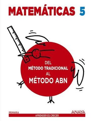 CUADERNO MATEMATICAS ABN 5� EP APRENDER ES CRECER ED. 2016