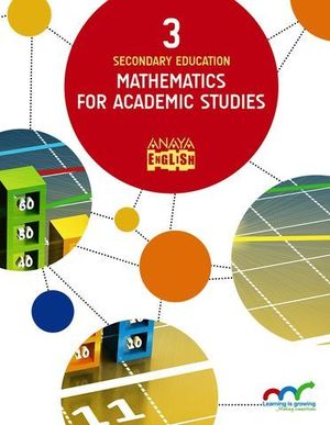 ESO MATHS FOR ACADEMIC STUDIES 3 ESO APRENDER ES CRECER ED. 2015