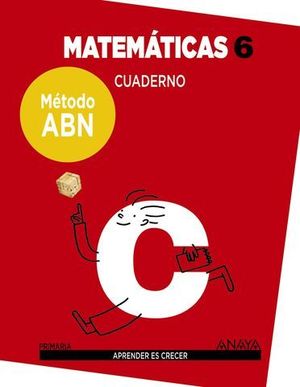 CUADERNO MATEMATICAS 6� EP METODO ABN  ED. 2017