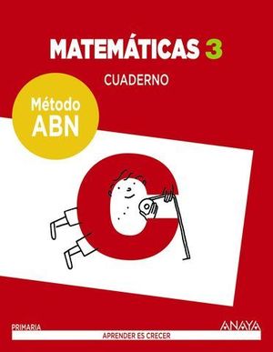 CUADERNO MATEMATICAS 3� EP METODO ABN  ED. 2017