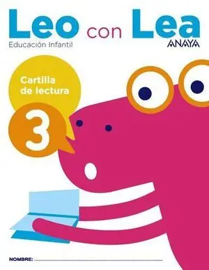 Leo con Lea 3 Cartilla de Lectura Ed, 2017