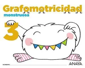 Grafomotricidad Monstruosa 3 Ed, 2017