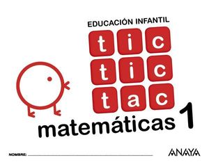 TIC TIC TAC 3 AOS MATEMATICAS 1  ED. 2017