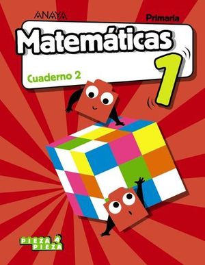 CUADERNO MATEMATICAS 1 EP  2 TRIMESTRE PIEZA A PIEZA ED. 2018