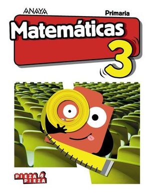 MATEMATICAS 3 EP PIEZA A PIEZA ED. 2018