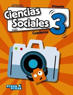 CUADERNO CIENCIAS SOCIALES 3 EP PIEZA A PIEZA ED. 2018