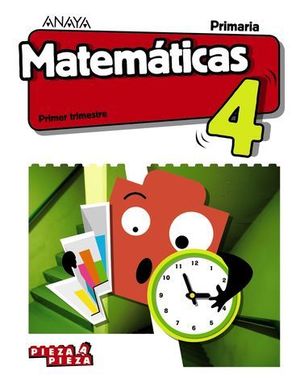 MATEMATICAS 4 EP PIEZA A PIEZA ED. 2019