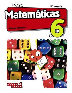 MATEMATICAS 6 EP PIEZA A PIEZA ED. 2019