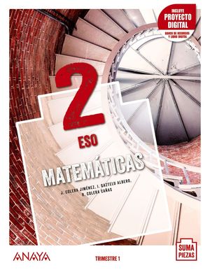 MATEMTICAS 2 ESO TRIMESTRAL SUMA PIEZAS ED. 2021