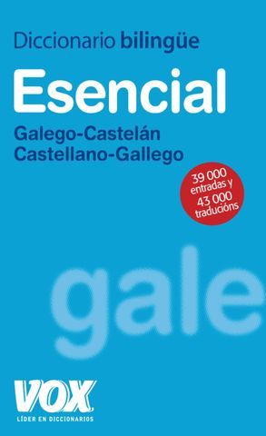 DICCIONARIO ESENCIAL VOX GALEGO - CASTELAN / CASTELLANO - GALLEGO