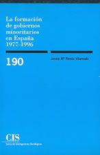 FORMACION DE GOBIERNOS MINORITARIOS EN ESPAA 1977-1996