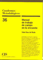 MANUAL DE TRABAJO DE CAMPO DE LA ENCUESTA