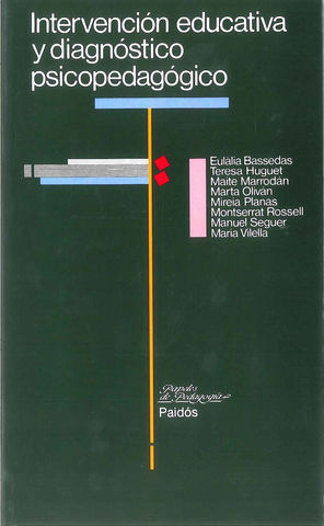 INTERVENCION EDUCATIVA Y DIAGNOSTICO PSICOPEDAGOGICO