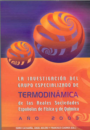 INVESTIGACION DEL GRUPO ESPECIALIZAFO DE TERMODINAMICA