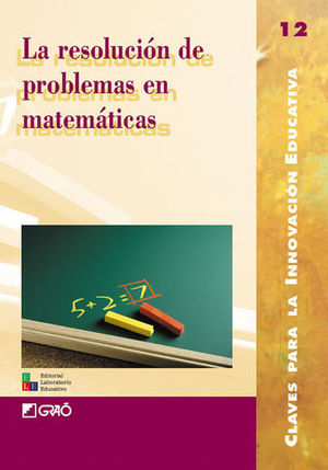RESOLUCION DE PROBLEMAS EN MATEMATICAS, LA
