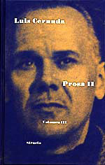 PROSA II. VOL III. LUIS CERNUDA