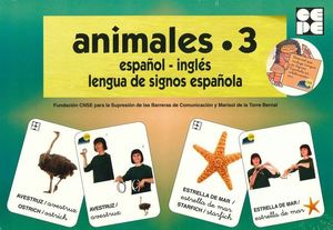 ANIMALES 3 LENGUA DE SIGNOS + BARAJA