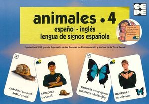 ANIMALES 4 LENGUA DE SIGNOS + BARAJA