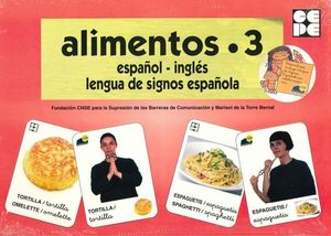 ALIMENTOS 3 ESPAOL INGLES LENGUA DE SIGNOS ESPAOLA