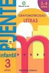 CUADERNO PUENTE INFANTIL LETRAS 3 AOS