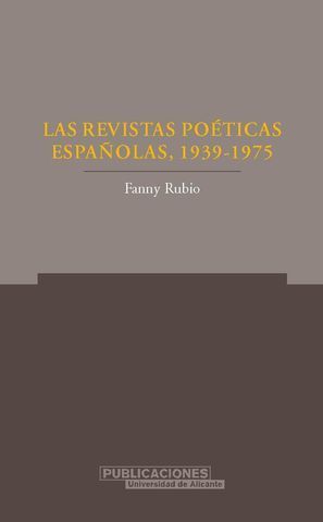 REVISTAS POETICAS ESPAOLAS, 1939-1975, LAS