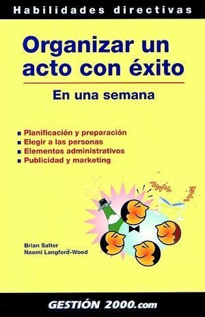 ORGANIZAR UN ACTO CON EXITO
