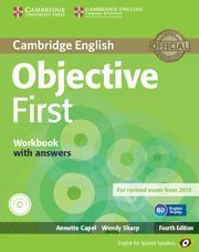 OBJECTIVE FIRST WORKBOOK WITH ANSWERS 4 ED. ( 2015 )