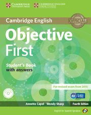 OBJECTIVE FIRST STUDENTS BOOK WITH ANSWERS 4 ED. (2015)