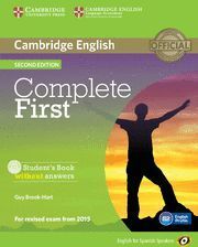 COMPLETE FIRST STUDENT�S BOOK WITHOUT ANSWERS 2� ED.