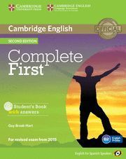 COMPLETE FIRST STUDENT� BOOK WITH ANSWERS 2� ED. 2015