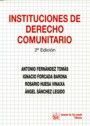 INSTITUCIONES DE DERECHO COMUNITARIO
