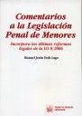 COMENTARIOS A LA LEGISLACION PENAL DE MENORES