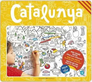 CATALUNYA MAPA PARA COLOREAR
