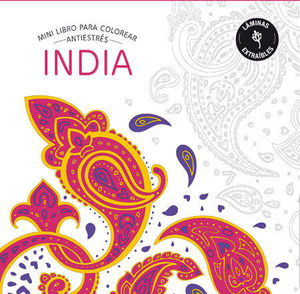 INDIA MINI LIBRO PARA COLOREAR ANTIESTRES