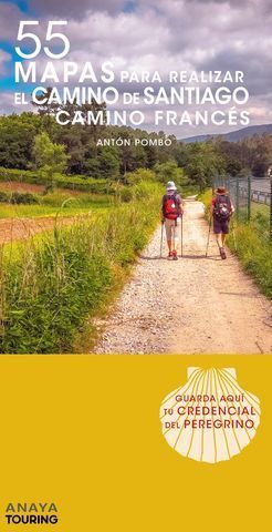 MAPA DEL CAMINO DE SANTIAGO, CAMINO FRANCS ( DESPLEGABLE ) ED. 2019