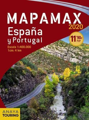 MAPAMAX - 2020.  ESPAA Y PORTUGAL  ( ESCALA 1:400.000 )